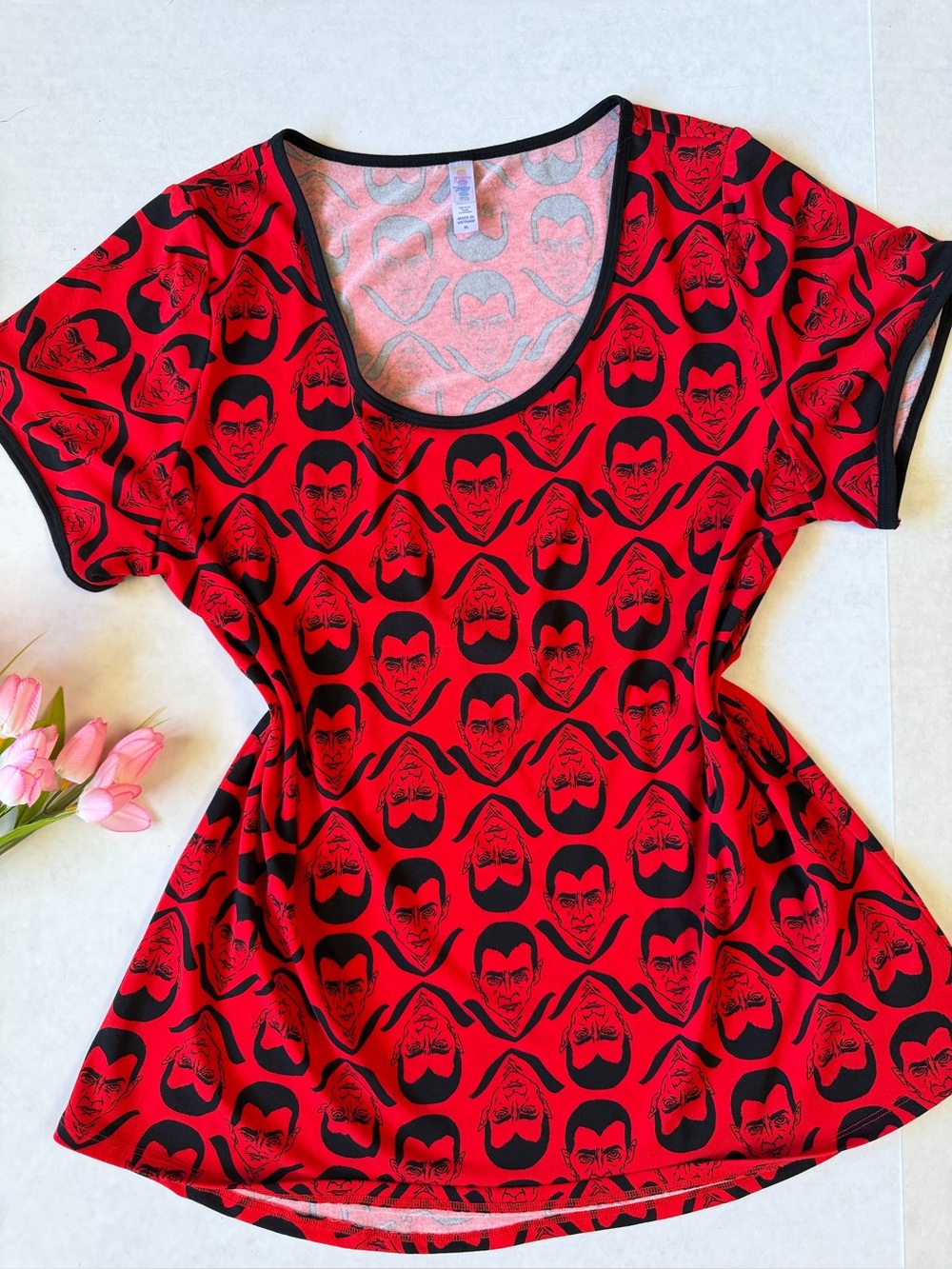 Luluroe Vampire Dracula Monster Classic Tee Top